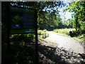 Entrance to Palace Road Gardens Nature Reserve