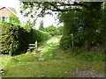 Shirley, stile and gate