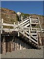 Beach staircase, Downderry