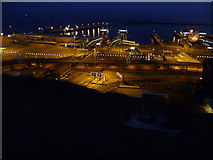 TR3342 : Dover Harbour at night by Marathon