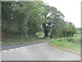 A482 crossroads near Felin Newydd