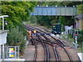 Tracks at South Acton station