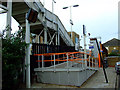 Footbridge at South Acton station