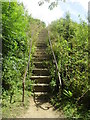 Steps to the Jarn Mound summit