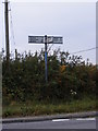 Roadsign on Trimley Road