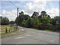 Road junction in Boars Hill