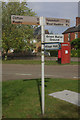 Signpost at Lilbourne