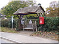 Bus Shelter & Anchor House The Street Postbox