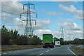 Power line by the A1