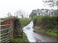 Track (public footpath) to Middle Week