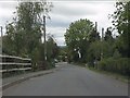 Eckington - view west from the railway bridge