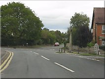 SO9241 : Eckington - crossroads and war memorial by Peter Whatley