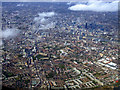 South London and the City of London from the air