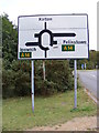 Roadsign on Howlett Way