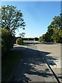 Looking from The Pathway towards Send Barns Lane