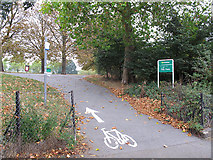 TQ3775 : Entrance to Hilly Fields by Stephen Craven