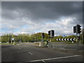 Road Junction and Roundabout near Sherwood Park