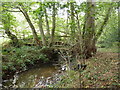 Footbridge over the Hughley Brook