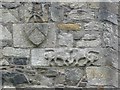 NS3634 : Carvings on Dundonald Castle by Humphrey Bolton