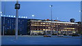 Fort Dunlop at twilight