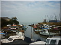 Boats at Gurnard Harbour