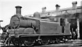 Ex-LB&SCR auto-fitted 0-4-4T at Ashford Locomotive Depot