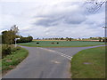 The junction of Heveningham, Huntingfield Roads & Swan Green Lane