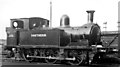 Ex-LSW 0-6-0T outside Eastleigh Works