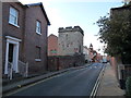 Old tower on the town walls, Shrewsbury