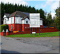 House on the corner of Woodside Road and Forgeside, Cwmbran