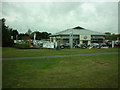 The Wayside car showroom on the A43