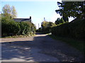 Laundry Lane, Huntingfield & footpath to the B1117 Halesworth Road