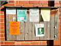 Village notice board