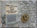 Scalloway: Prince Olav Slipway plaque