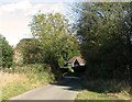 Approaching Grundisburgh Road from Bealings Lane