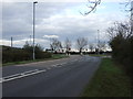 A612 towards junction with the A617