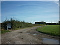 The entrance to Wharram Grange Farm