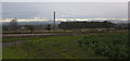 Just a glimpse of the Welsh Hills from High Lane