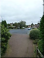 Looking from Mentmore Road through into Camberton Road