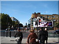 View of the Gherkin from the Mile End Road/Cambridge Heath Road junction