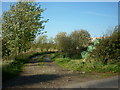 A farm track off Carlton Road