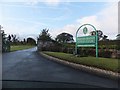 Golf course entrance