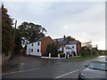 Glebe cottages next to the church