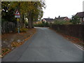 Part of Racecourse Lane, Shrewsbury