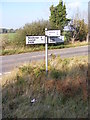 TM3756 : Roadsign on the B1069 Snape Road by Geographer