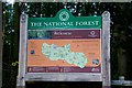 SK1323 : The National Forest Sign, Brakenhurst Wood by Mick Malpass
