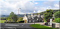 Houses and roundabout, Callander