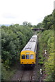 Wensleydale Railway train approaching Leyburn Station