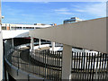 Helical ramp at Wythenshawe Forum car-park