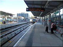 TQ3884 : Docklands Light Railway platforms at Stratford by Marathon